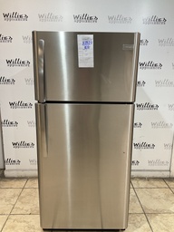 [87821] Frigidaire Used Refrigerator Top and Bottom 30x65 1/2”
