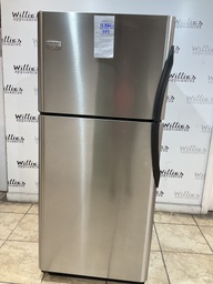 [87843] Frigidaire Used Refrigerator Top and Bottom 30x68 1/2”