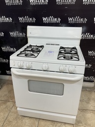 [87858] Ge Used Natural Gas Stove 30inches”