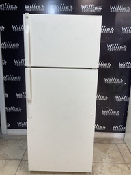 [88186] Ge Used Refrigerator Top and Bottom 28x67”