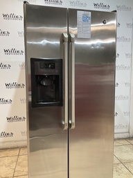 [88241] Ge Used Refrigerator Side by Side 32x66 1/2”
