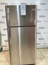 [87904] Frigidaire Used Refrigerator Top and Bottom 30x65 1/2”