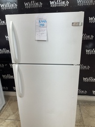 [87945] Frigidaire Used Refrigerator Top and Bottom 28x59 1/2”