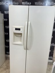 [87968] Ge Used Refrigerator Side by Side 36x69”