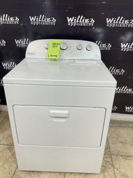 [88014] Whirlpool Used Electric Dryer 220volts (30 AMP) 29inches”