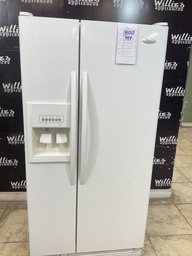 [88062] Whirlpool Used Refrigerator Side by Side 33x66