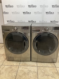 [88141] Lg Used Electric Set Washer/Dryer 220volts (30 AMP)  27/27inches
