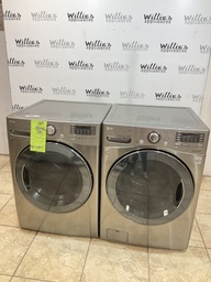 [88146] Lg Used Electric Set Washer/Dryer 220volts (30 AMP) 27/27inches”