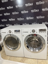 [88251] Lg Used Electric Set Washer/Dryer 220volts (30 AMP) 27/27inches”