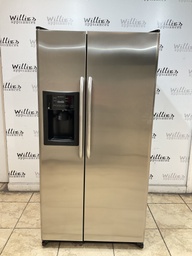 [88351] Ge Used Refrigerator Side by Side 34x66 1/2”