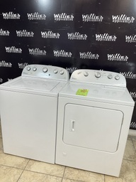 [88371] Whirlpool Used Electric Set Washer/Dryer 220volts (30 AMP) 27/29inches