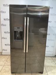 [88420] Ge Used Refrigerator Side by Side 36x70”