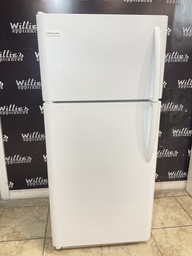 [88537] Frigidaire Used Refrigerator Top and Bottom 30x65 1/2”