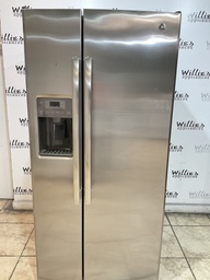 [88552] Ge Used Refrigerator Side by Side 33x69 1/2”