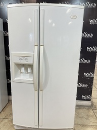 [88562] Whirlpool Used Refrigerator Side by Side 36x70