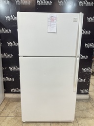 [88702] Whirlpool Used Refrigerator Top and Bottom 33x65 1/2”