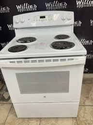 [88713] Ge Used Electric Stove 220volts (40/50 AMP) 30inches”
