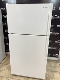 [88745] Whirlpool Used Refrigerator Top and Bottom 33x65 1/2”