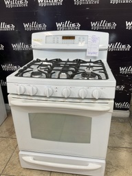 [90060] Ge Used Gas Propane Stove Double Oven 30inches