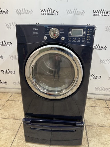 [90206] Lg Used Natural Gas Dryer 27inches
