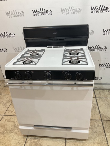 [90359] Hotpoint Used Natural Gas Stove 30inches