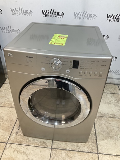 [90406] Lg Used Electric Dryer 220volts (30 AMP) 27inches {3 prong}