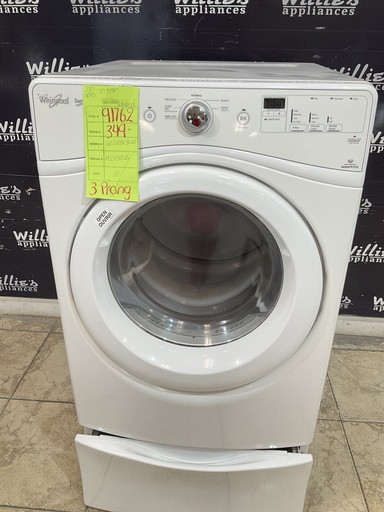 [91762] Whirlpool Used Electric Dryer 220volts (30 AMP) 27inches {3 prong}