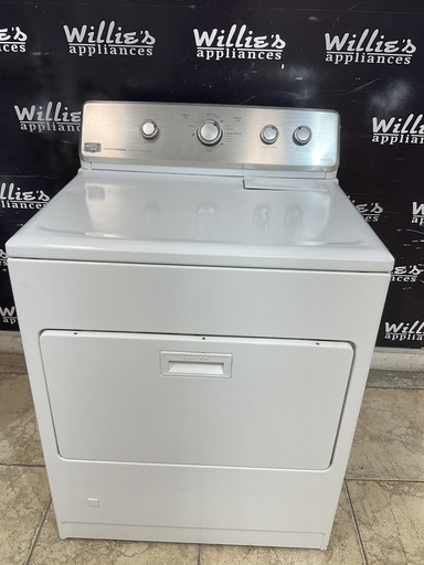[92011] Maytag Used Electric Dryer 220volts (30 AMP) 29inches {no cord}