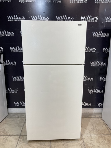 [92806] Hotpoint Used Refrigerator Top and Bottom 28x61 1/2”