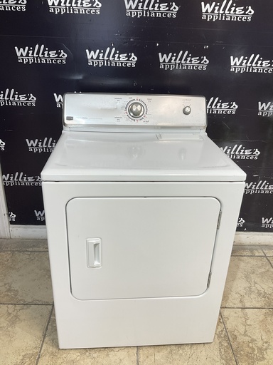 [93448] Maytag Used Electric Dryer 220volts (30 AMP) 29inches {no cord} 