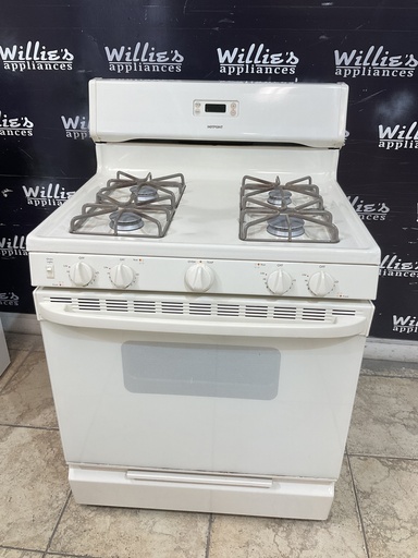 [93459] Hotpoint Used Natural Gas Stove 30inches 