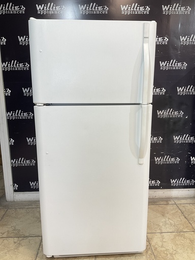 [93578] Kenmore Used Refrigerator Top and Bottom 30x65 1/2” 