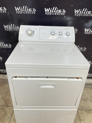 [92357] Whirlpool Used Electric Dryer 220volts (30 AMP) 27inches {3 prong} 