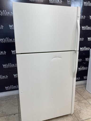 [93702] Kenmore Used Refrigerator Top and Bottom 33x65 1/2