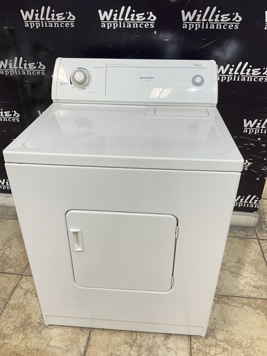 [93819] Whirlpool Used Electric Dryer 220volts (30 AMP) 29inches {no cord} 