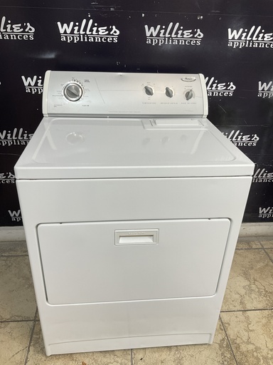 [93868] Whirlpool Used Electric Dryer 220volts (30 AMP) 29inches {no cord} 