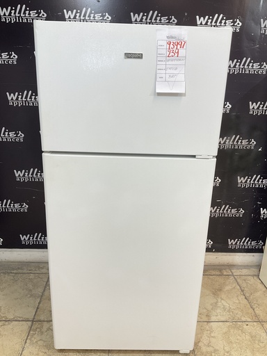 [93997] Hotpoint Used Refrigerator Top and Bottom 28x61 1/2” 