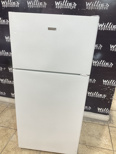 [94435] Hotpoint Used Refrigerator Top and Bottom 28x61 1/2” 