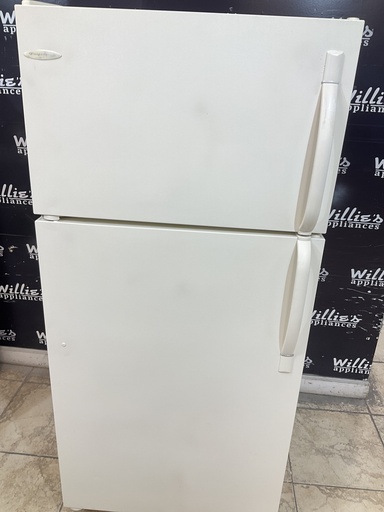 [95112] Frigidaire Used Refrigerator Top and Bottom 30x66 