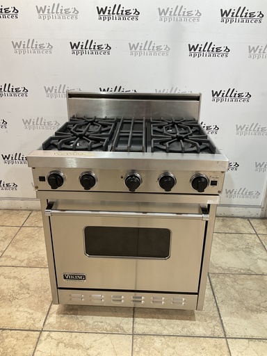 [95140] Viking Used Gas Propane Stove 30inches 
