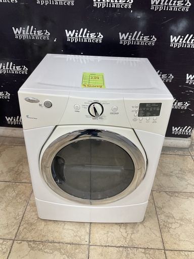 [95862] Whirlpool Used Electric Dryer 220volts (30 AMP) 27inches {4 prong} 