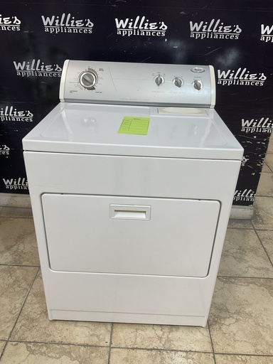 [95852] Whirlpool Used Electric Dryer 220volts (30 AMP) 29inches {no cord} 