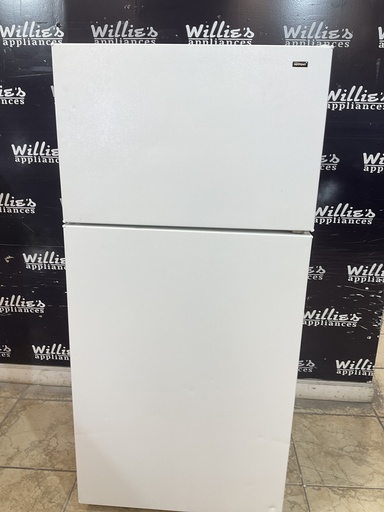 [95446] Hotpoint Used Refrigerator Top and Bottom 28x61 1/2” 