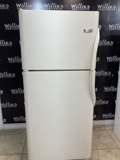 [95974] Frigidaire Used Refrigerator Top and Bottom 30x68 1/2” 