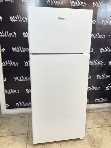 [96334] Hotpoint Used Refrigerator Top and Bottom 28x66 1/2” 