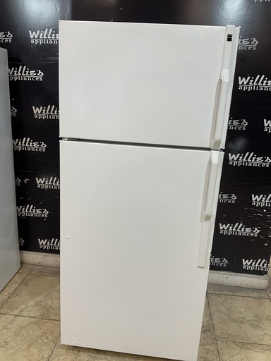 [96387] Hotpoint Used Refrigerator Top and Bottom 28x64 1/2”