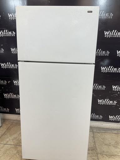[96657] Hotpoint Used Refrigerator Top and Bottom 28x64 1/2” 