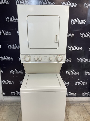 [96717] Whirlpool Used Electric Unit Stackable 220volts (30 AMP)  24x71 1/2” {3 prong}