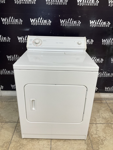 [96868] Whirlpool Used Electric Dryer 220volts (30 AMP) 29inches {3 prong} (White)