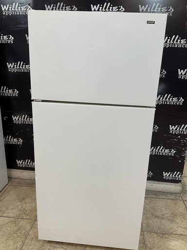 [96917] Hotpoint Used Refrigerator Top and Bottom 28x61 1/2” 